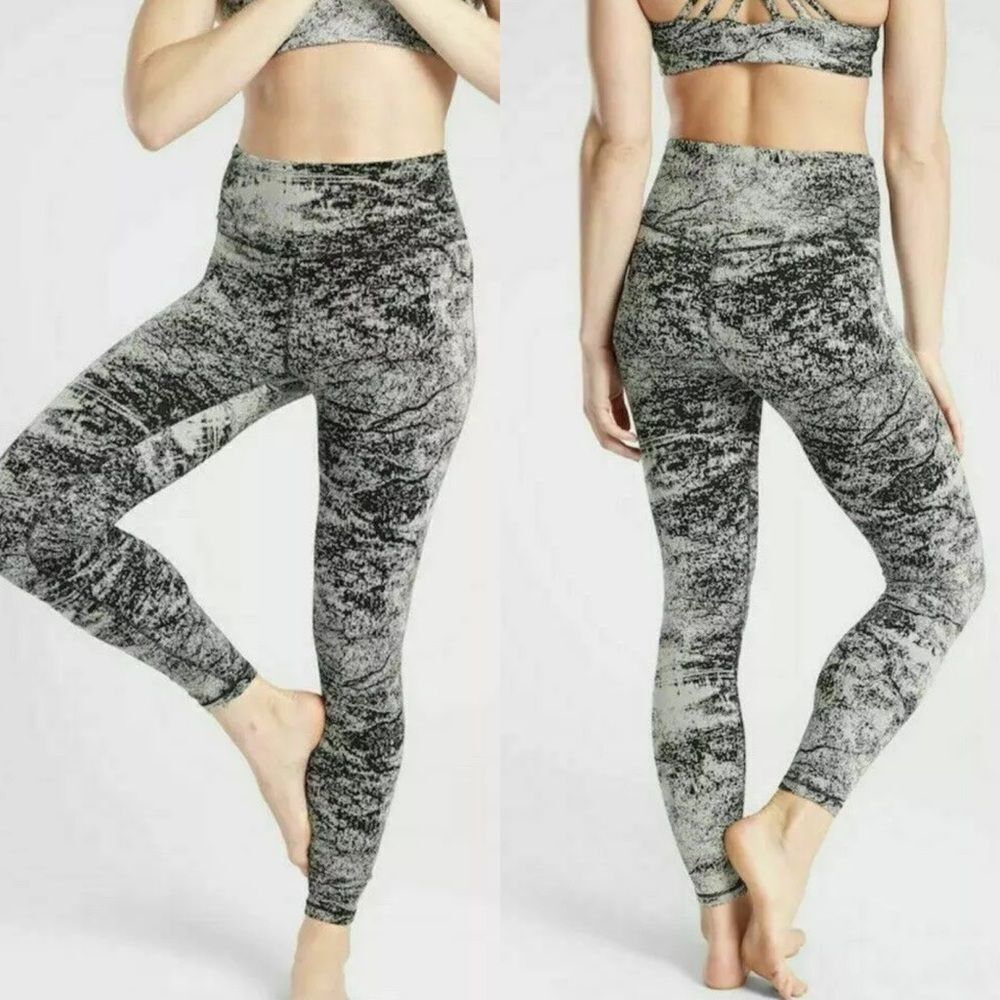 Athleta ultra hi rise elation leggings marble‎